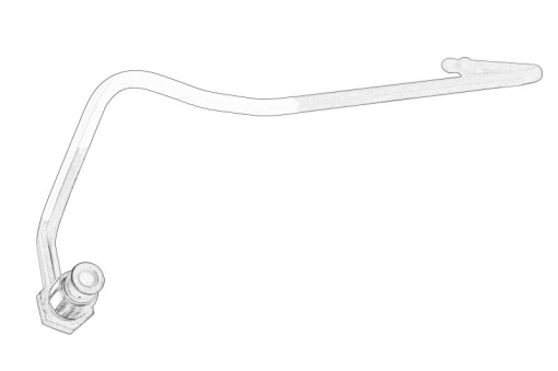 Conducta filtru particule potrivit CITROEN C4 I, C5 II, C5 III, XSARA PICASSO; PEUGEOT 307, 407 1.6D 11.03-12.11