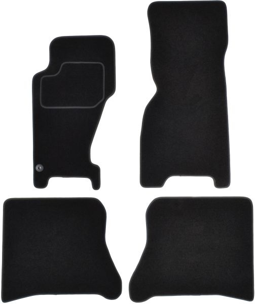 Covoras podea cauciuc MAMMOOTH Velours, 4 buc, fata/spate, set, culoare negru, potrivit JEEP GRAND CHEROKEE II 10.98-09.05, Off-road / SUV
