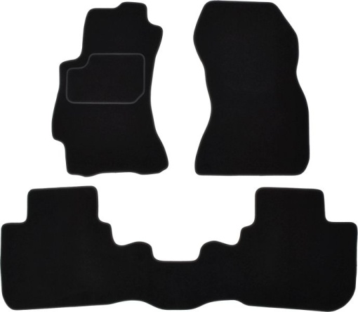 Covoras podea cauciuc MAMMOOTH Velours, 4 buc, fata/spate, set, culoare negru, potrivit SUBARU OUTBACK 10.00-09.09, Station wagon