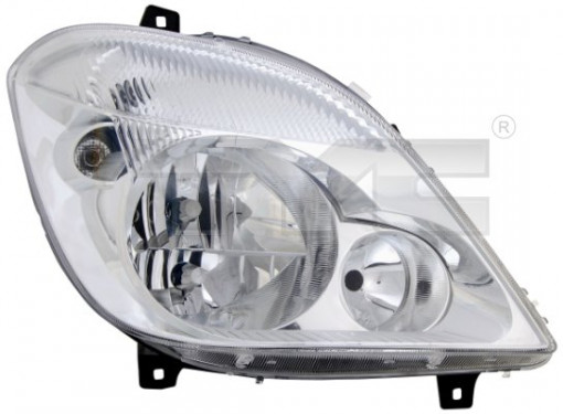 Far Dreapta (3*H7, electric, fara motoras, culoare insertie: cromat) potrivit MERCEDES SPRINTER 3,5-T (B906), SPRINTER 3-T (B906), SPRINTER 4,6-T (B906), SPRINTER 5-T (B906) -10.13
