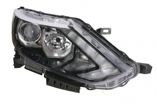 Far dreapta (H11/H7, reglaj electric, cu motoras) NISSAN QASHQAI 2013-2017