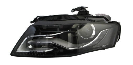 Far fata Stanga (bi-xenon, D3S/LED, automat, cu motor, culoare insert: fumuriu) potrivit AUDI A4 ALLROAD B8, A4 B8