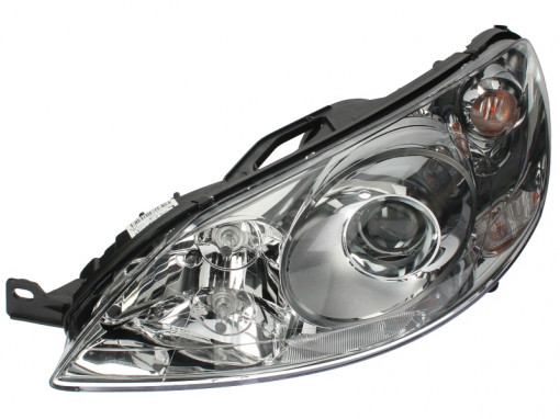 Far Stanga (xenon, D2S/H7/PY21W/W5W, automat, cu motor, bec) potrivit PEUGEOT 407 05.04-12.10