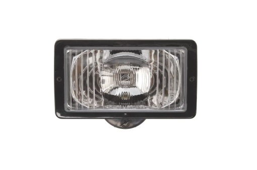 Far universal stanga/dreapta (faza lunga, H3/T4W, 12/24V, latime 241mm, inaltime 135mm, alb, plastic, negru, lumini pozitie, lungime cablu: 150mm)