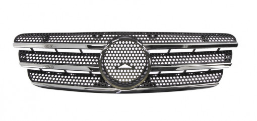 Grila fata crom/negru potrivit MERCEDES M W163 2.3-5.4 02.98-06.05 -06.05