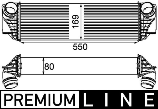 Intercooler potrivit BMW 5 (F10), 5 (F11), 5 GRAN TURISMO (F07), 6 (F12), 6 (F13), 6 GRAN COUPE (F06), 7 (F01, F02, F03, F04) 2.0D/3.0D 09.09-10.18