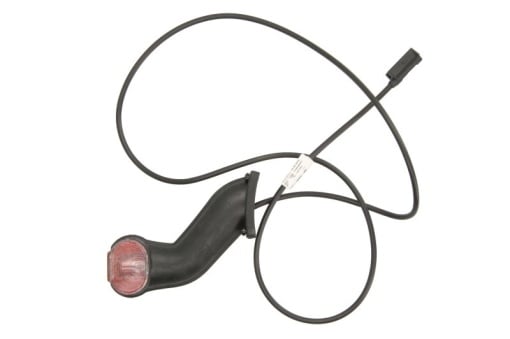Lumina clarificare stanga; ECOPOINT, negru/portocaliu/alb, R5W, suprafata, lungime cablu 1250mm, pe brațul mediu-lung, 24V (cu clema pentru fir plat, ECOPOINT)