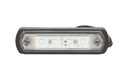 Lumina delimitare stanga/dreapta, forma: dreptunghiular, alb, LED, inaltime 31mm; latime 110mm; adancime 18,5mm lungime cablu 250mm, 12/24V