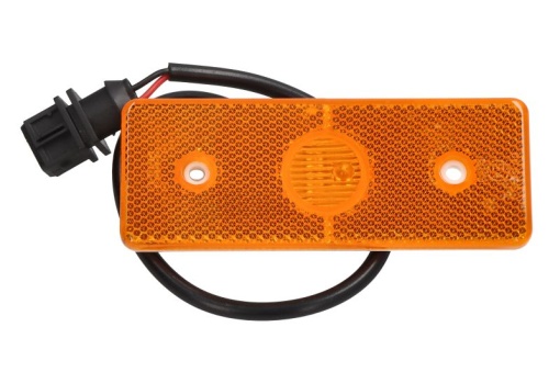 Lumina delimitare stanga/dreapta, portocaliu, LED, inaltime 41mm; latime 120mm; adancime 7mm lungime cablu 300mm, fara prindere, 24V (cu fire, conector: AMP 2PIN) potrivit MERCEDES TOURINO (O 510) 01.96-