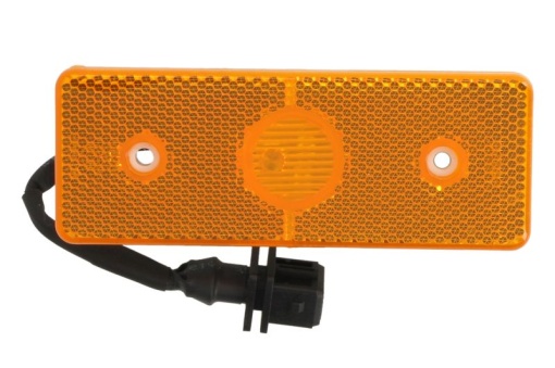 Lumina delimitare stanga/dreapta, portocaliu, LED, inaltime 41mm; latime 120mm; adancime 7mm lungime cablu 150mm, fara prindere, 24V (cu fire, conector: AMP 2PIN) potrivit MERCEDES