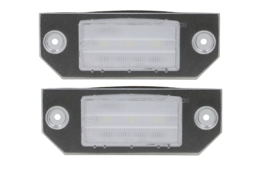 Lumina numar inmatriculare, culoare lumina: alb; set, 12V, cu aprobare circulatie potrivit FORD FOCUS II 07.04-09.12