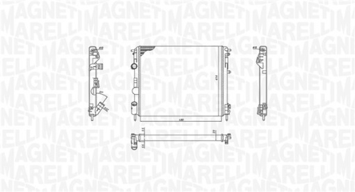 Radiator motor (Automat/Manual) potrivit DACIA LOGAN, LOGAN EXPRESS, LOGAN MCV, SANDERO, SOLENZA; RENAULT CLIO II, CLIO II/HATCHBACK, KANGOO, KANGOO EXPRESS, LOGAN I, THALIA I 1.0ALK-1.9D