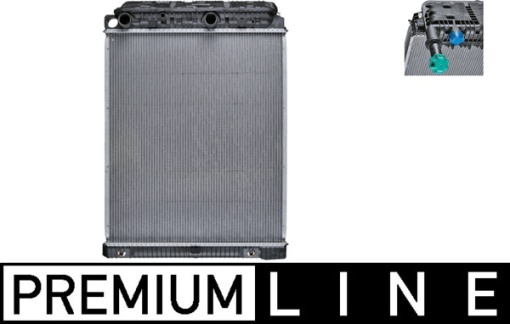 Radiator motor (cu un racitor de ulei; fara cadru) potrivit MERCEDES ATEGO, ATEGO 2, AXOR, AXOR 2, CITO (O 520), MK OM401.979-OM926.990 12.87-