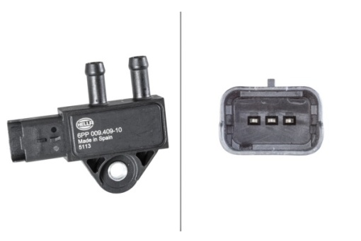 Senzor presiune gaze evacuare (numar pini: 3) potrivit DS DS 4, DS 5; CITROEN BERLINGO, BERLINGO MULTISPACE, BERLINGO/MINIVAN, C2, C3 I, C3 II, C3 PICASSO, C4 1.4D-3.0D 02.00-
