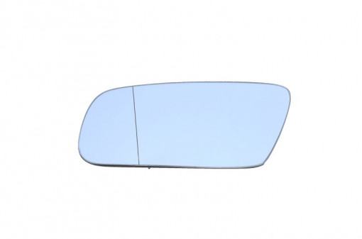Sticla oglinda stanga asferic, incalzita, albastra AUDI A6 intre 2001-2005