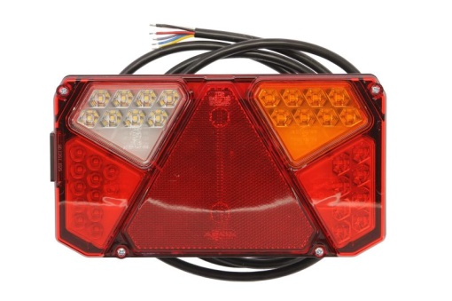 Stop spate dreapta (cu intermitent, cu lumina de ceata, cu lumina stop, lumini parcare, reflector triunghiular)