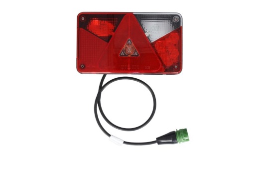 Stop spate dreapta MULTIPOINT V (LED/P21W/PY21W/R10W, 24V, cu intermitent, cu far de ceata, marsarier, cu stop, lumina de parcare, reflector triunghiular, conector: ASS2 7PIN)
