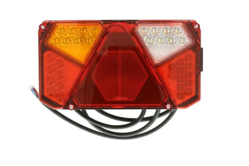 Stop spate stanga (LED, 12/24V, cu intermitent, lumina de marșarier, cu lumina stop, lumini parcare, reflector)