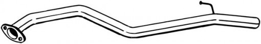 Teava esapament potrivit TOYOTA HILUX VII 2.5D/3.0D 08.05-09.15