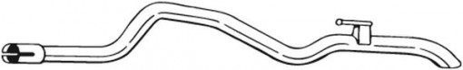 Teava esapament Spate potrivit VW LT 28-46 II 2.5D/2.8D 05.96-07.06