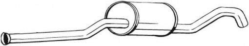 Toba esapament intermediara potrivit VOLVO 960, 960 II, S90 I, V90 I 2.5/2.9 08.90-12.98