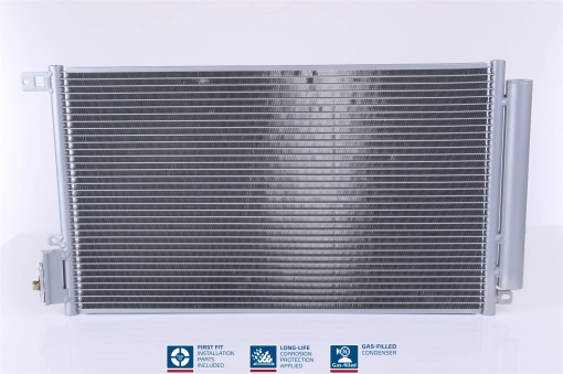 Condensator climatizare (cu uscator, element aditional) potrivit ALFA ROMEO MITO; FIAT DOBLO; OPEL COMBO TOUR, COMBO/MINIVAN 1.3D/1.4 08.08-
