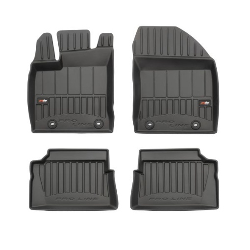 Covoras podea cauciuc FROGUM TPE, 4 buc proLine 3D, fata/spate, set, culoare negru, potrivit LEXUS CT 09.11-, Saloon