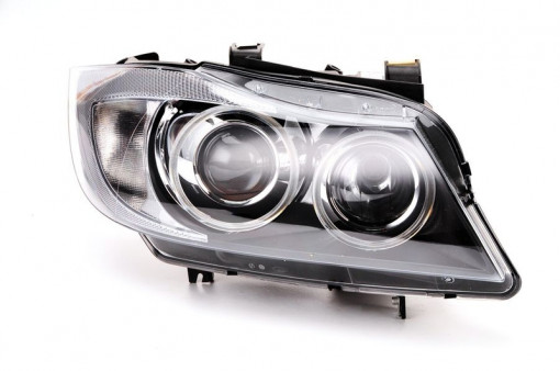 Far Dreapta (bi-xenon, D1S/H7/PY21W, automat, cu motor, culoare semnalizator: portocaliu) potrivit BMW 3 (E90), 3 (E91) -06.12