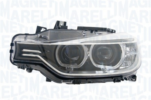 Far Dreapta (bi-xenon, D1S/LED, cu motor) potrivit BMW 3 (F30, F80), 3 (F31) 10.11-03.19