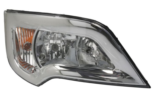 Far dreapta (H1/H7/PY21W/W5W, culoare insert: crom platinat, culoare indicator: alb) potrivit MERCEDES TRAVEGO (O 580) 01.08-