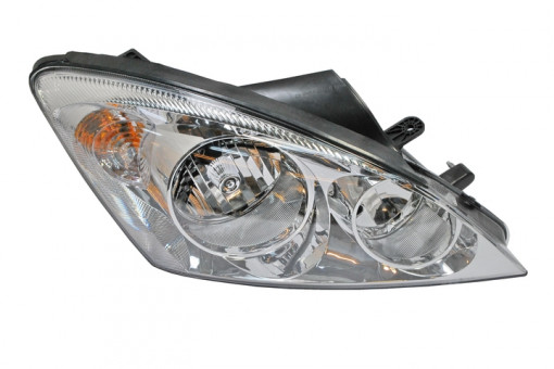 Far dreapta (H1/H7, reglaj electric, cu motoras, fundal cromat) KIA CEE'D, CEE'D SW, PRO CEE'D