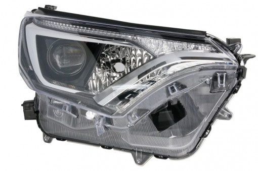 Far Dreapta (HIR2/LED/WY21W, cu motor, culoare insertie: negru) potrivit TOYOTA RAV 4 IV 01.15-