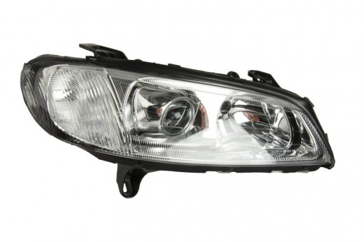 Far Dreapta (xenon, D2S/H7, electric, fara motoras, culoare insertie: cromat, culoare semnalizator: alb) potrivit OPEL OMEGA B