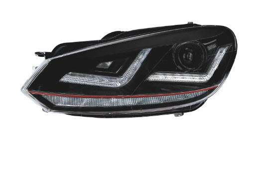 Far fata Dreapta/Stanga (xenon, D8S/LED, culoare semnalizator: galben) potrivit VW GOLF VI