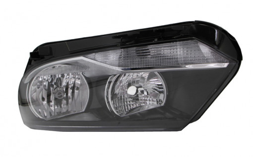 Far stanga (H15/H7, reglaj electric, fundal cromat, fundal transparent) VW TIGUAN 2007-2018