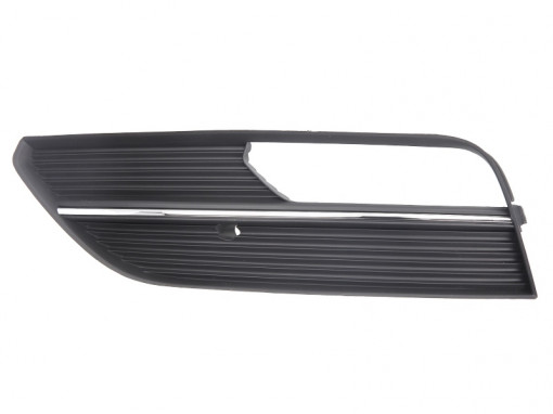 Grila bara fata stanga cu locas proiectoare, crom AUDI A3 HATCHBACK intre 2012-2016