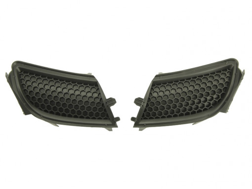 Grila proiector dreapta/stanga (set, negru) PEUGEOT 308, 308 I, 308 II 2007-2011