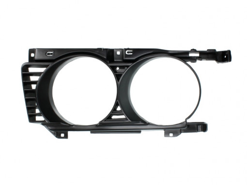 Grila radiator Dreapta (extern, negru) potrivit BMW 5 (E34) 1.8-4.0 06.87-07.96 01.94-01.97