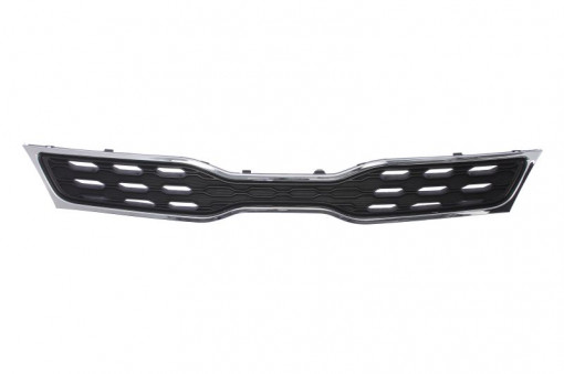 Grila radiator Hatchback, crom/negru potrivit KIA RIO II, RIO III 1.1D-1.6 2005-2014