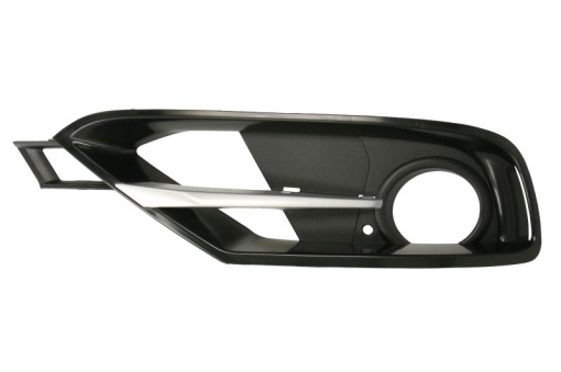 Grila ventilatie bara fata dreapta (cu orificii pentru sipci, negru-mat/argintiu, SPORT) potrivit BMW 3 F30, F31, F80 10.11-05.15