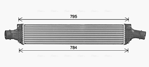 Intercooler potrivit AUDI A4 B9, A5 3.0 05.16-