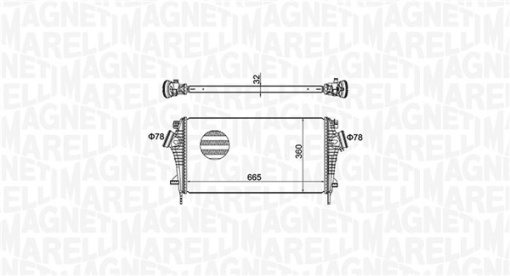 Intercooler potrivit OPEL INSIGNIA A, INSIGNIA A COUNTRY 1.6-2.8 07.08-03.17