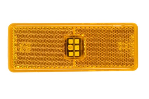 Lumina delimitare stanga/dreapta, galben, LED, inaltime 45mm; latime 120mm; adancime 7,5/43,9/120mm 24V potrivit MERCEDES ACTROS, ACTROS MP2 / MP3, ACTROS MP4 / MP5, ANTOS, AROCS, ATEGO 2 04.96-