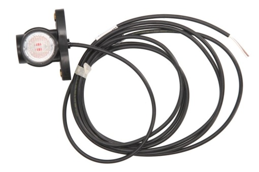Lumina delimitare stanga/dreapta, rosu/alb/galben, LED, inaltime 64mm; latime 98,6mm; adancime 44,5mm, lungime cablu 4000mm, 24V