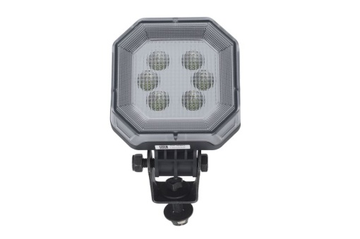 Lumina lucru (LED, 12/24V, 8W, 800lm, numar diode: 6, inaltime: 98mm, latime: 98mm, adancime: 53mm, 2 pin socket; lumina dispersata; cu intrerupator)