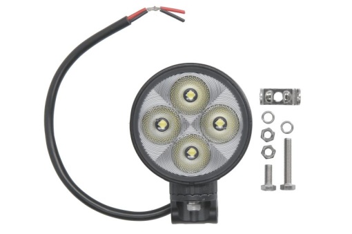 Lumina lucru (OSRAM LED, 10-30V, 40W, 4400lm, numar diode: 4x10W, inaltime: 120mm, adancime: 63mm, diametru: 83mm, lumina dispersata; lumină concentrată)