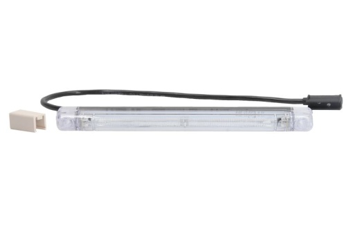 Lumini clarificare stanga/dreapta, rosu, LED, inaltime 20,5mm; latime 247mm; adancime 22,3mm, suprafata, lungime cablu 500mm, fara relief, 12/24V (cu clemă pentru fir plat, conector: CLICK-IN/JAEGER)