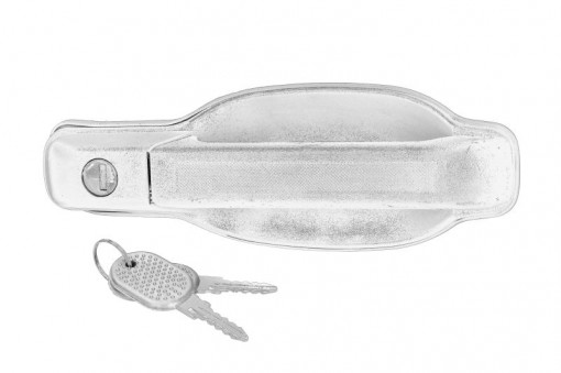 Maner usa fata stanga (exterior, cu cheie, cu incuietoare, negru) IVECO DAILY II dupa 1996
