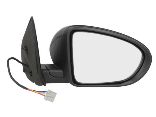 Oglinda dreapta electrica incalzita, grunduita, pliabila electric NISSAN QASHQAI intre 2007-2010