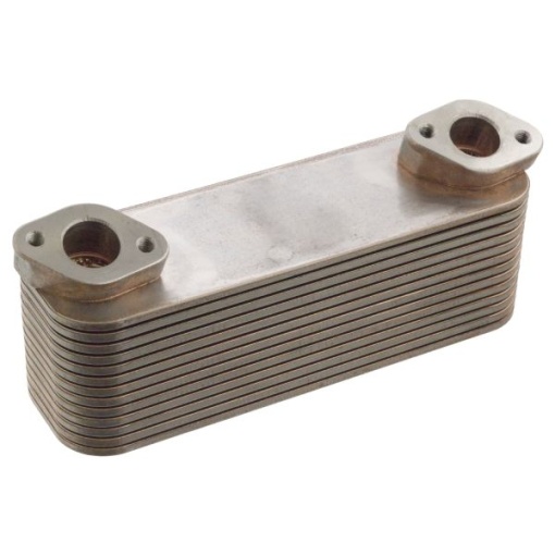 Radiator ulei (numar de nervuri: 13) potrivit MERCEDES AXOR, AXOR 2, CITARO 2, CITARO (O 530), MK, O 340, SK, TOURISMO (O 350), TOURO (O 500) OM401.972-OM457.981 01.79-